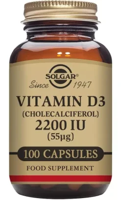 Solgar Vitamin D3 2200 IU 100kaps