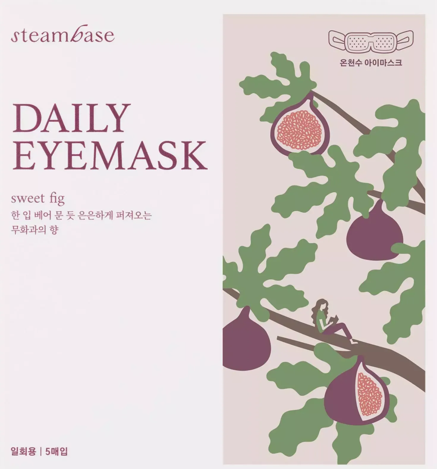 Steambase Daily Eyemask 5pcs Sweet Fig 90 g