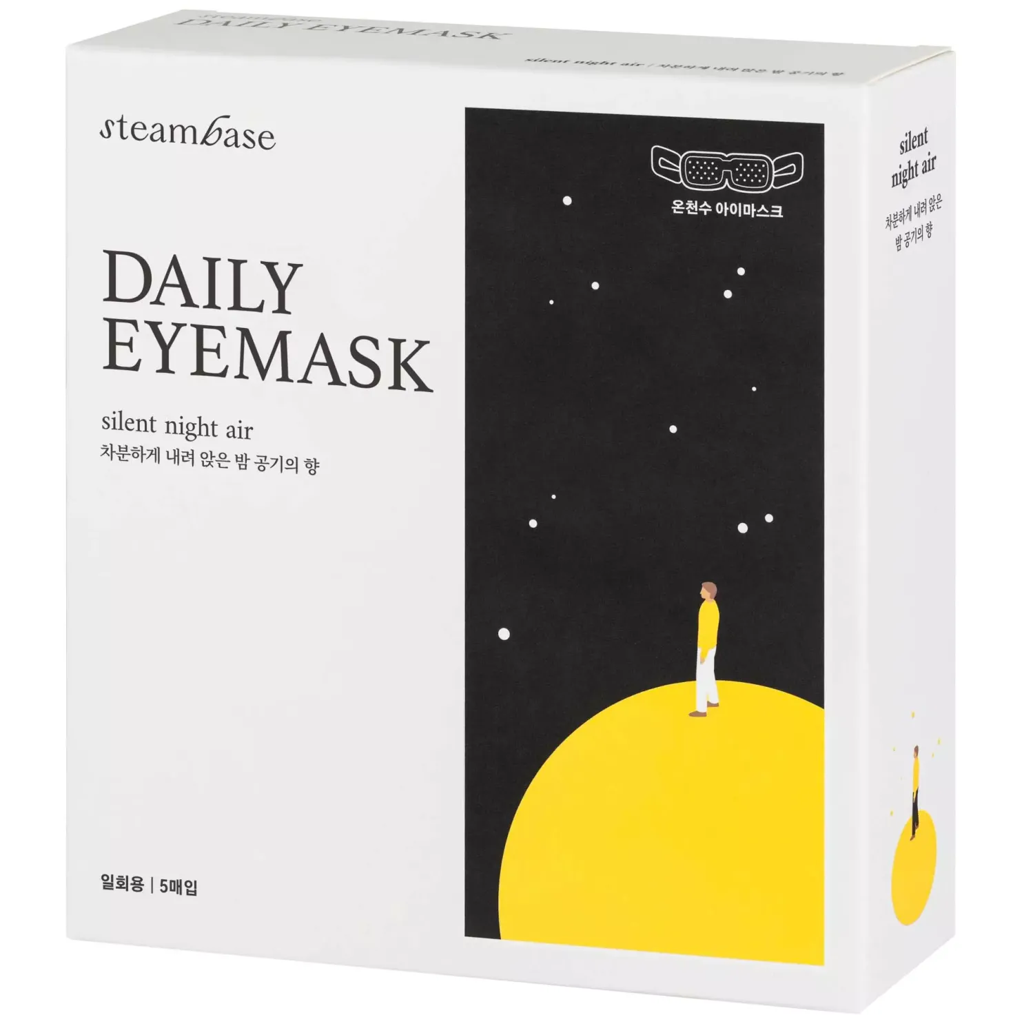 Steambase Daily Eyemask 5pcs Silent Night Air 90 g