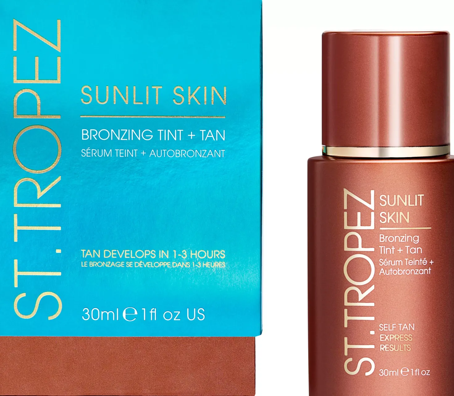 ST. TropezExpress Sunlit Skin Bronzing Tint + Tan 30 ml