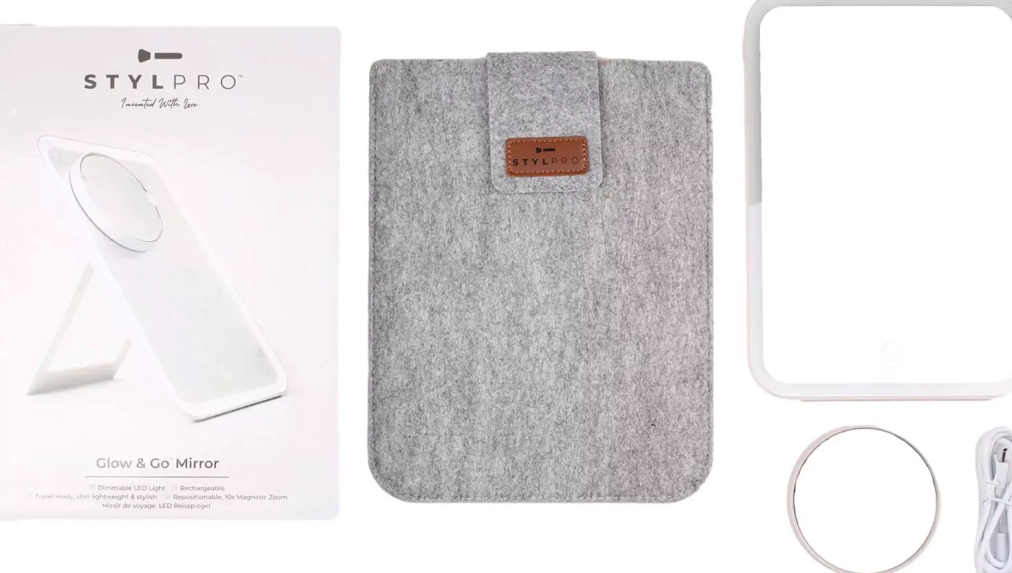 STYLPRO Glow & Go™ Travel Mirror