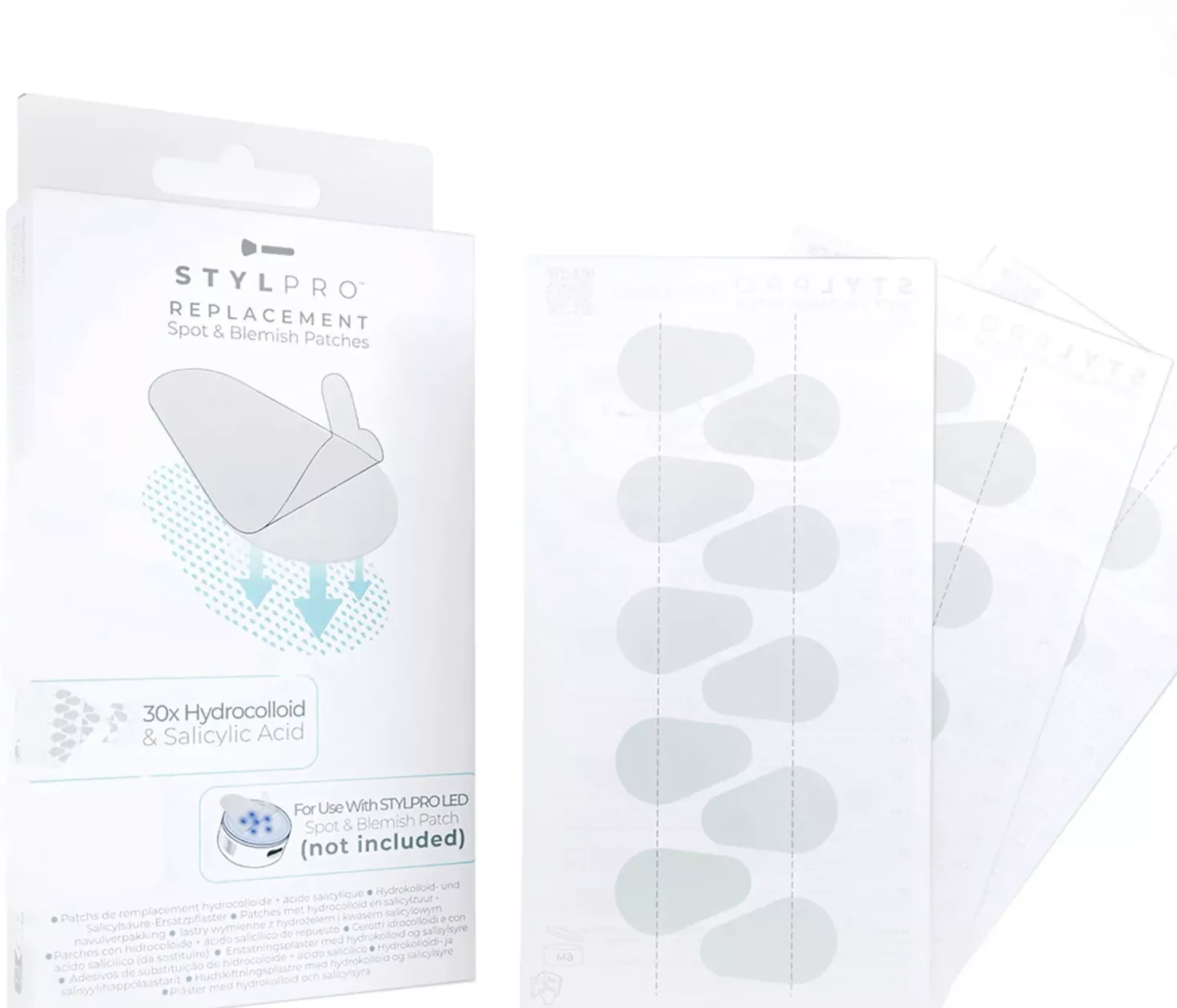 STYLPRO Hydrocolloid and Salicylic Acid Replacement Patches 30 stk