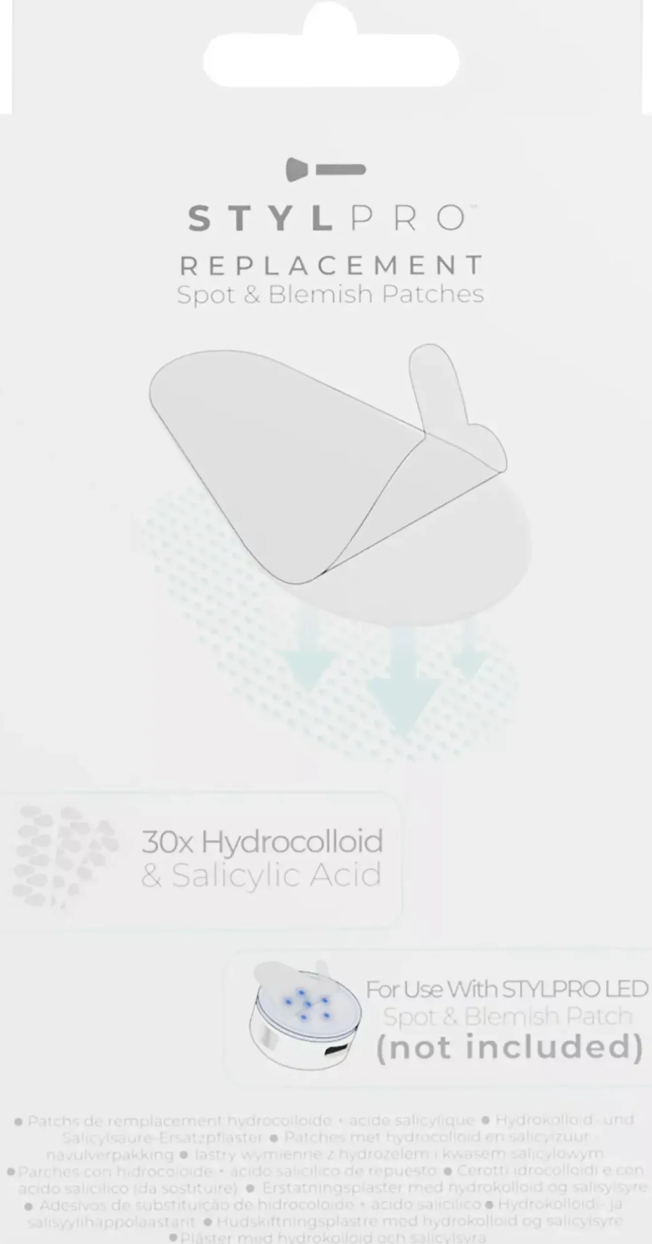 STYLPRO Hydrocolloid and Salicylic Acid Replacement Patches 30 stk