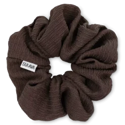 SUI AVA Ea Zig-Zag Scrunchie Chocolate