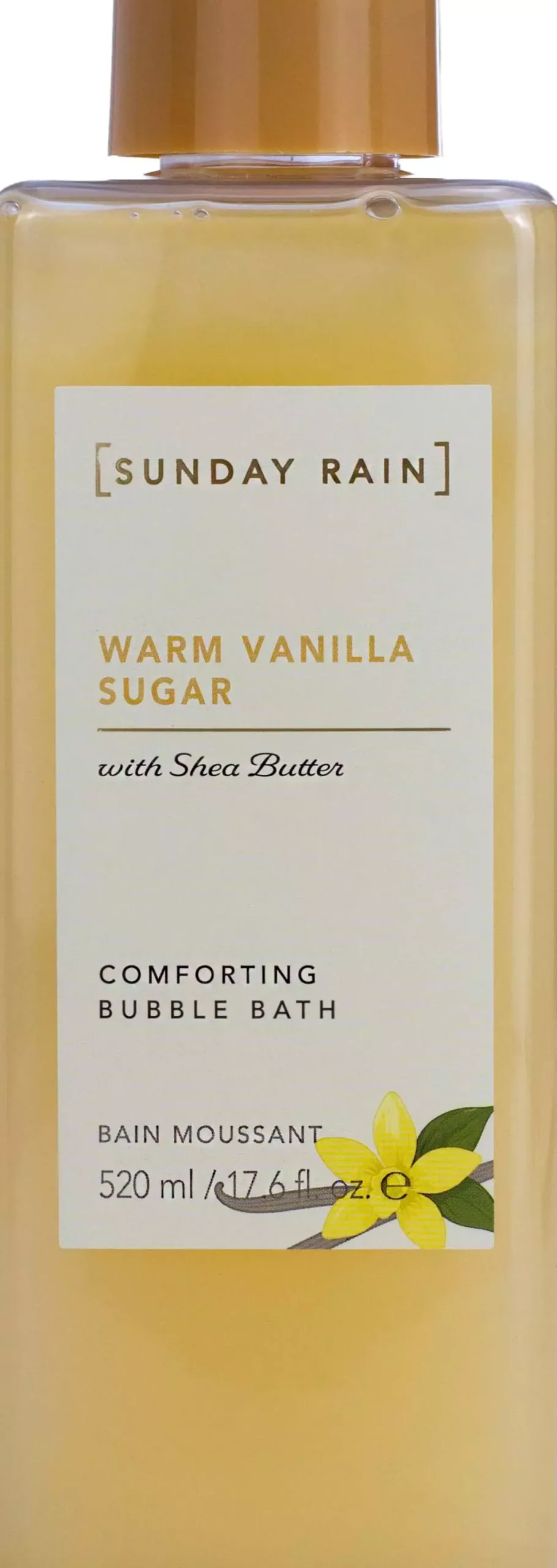Sunday Rain Bubble Bath Warm Vanilla Sugar 520 ml