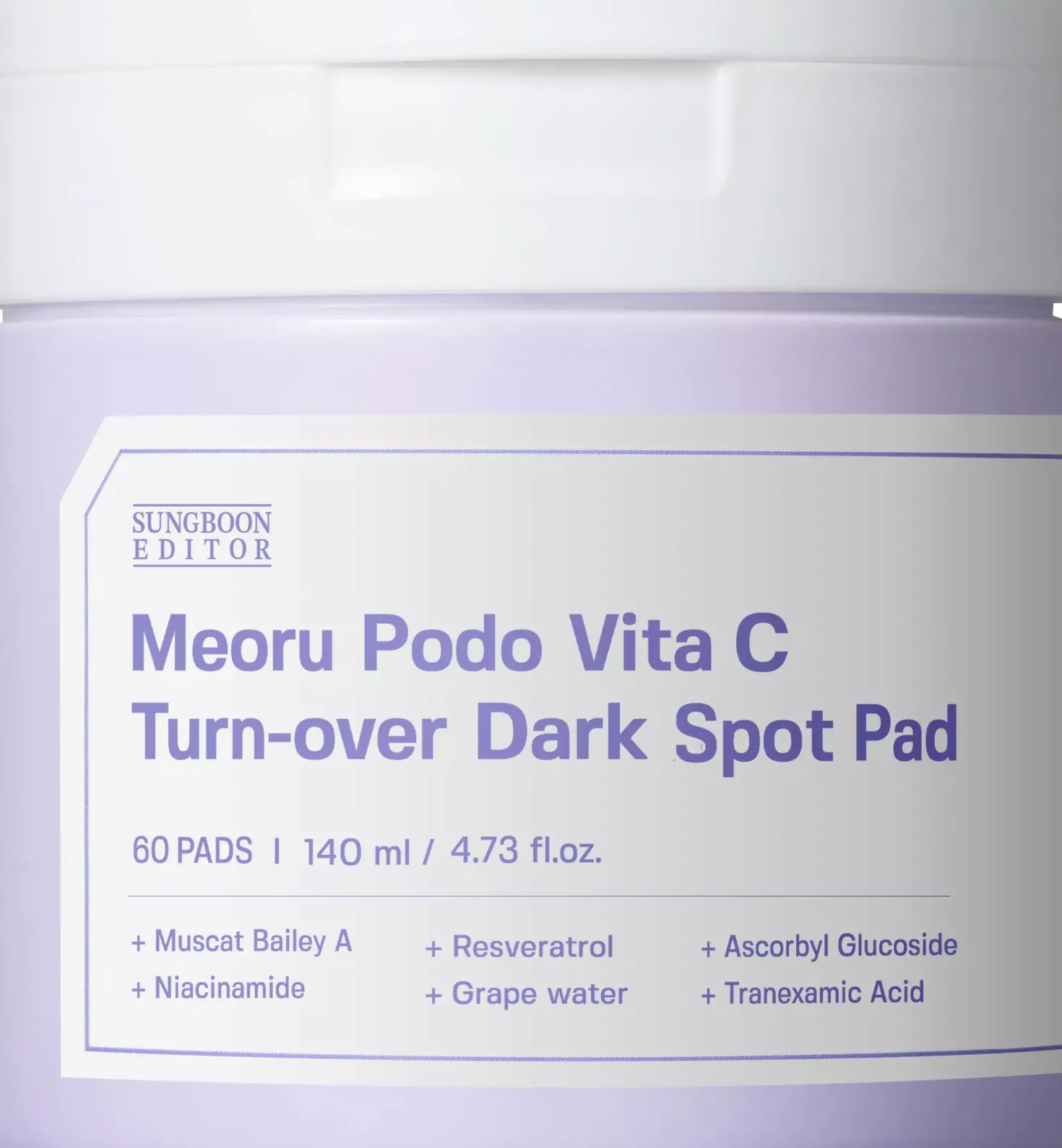 Sungboon Editor Meoru Podo Vita C Turn-over Dark Spot Pad 60 stk