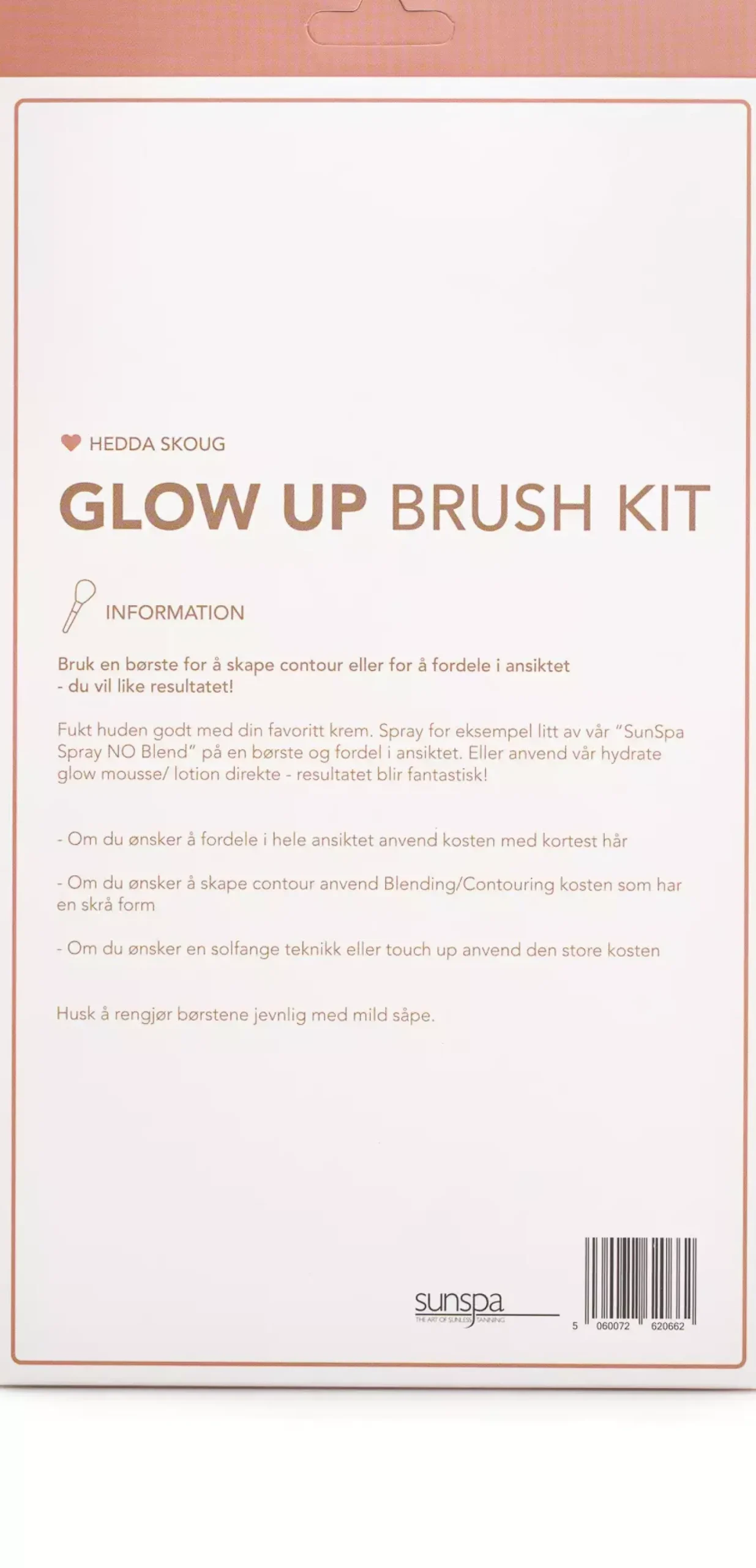SunspaHedda Skoug X SunSpa Glow up Brush kit