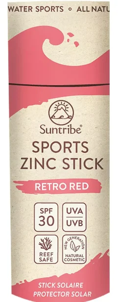 SuntribeActive & Sports Suntribe All Natural Sport Zinc Stick Spf 30 Retro Red