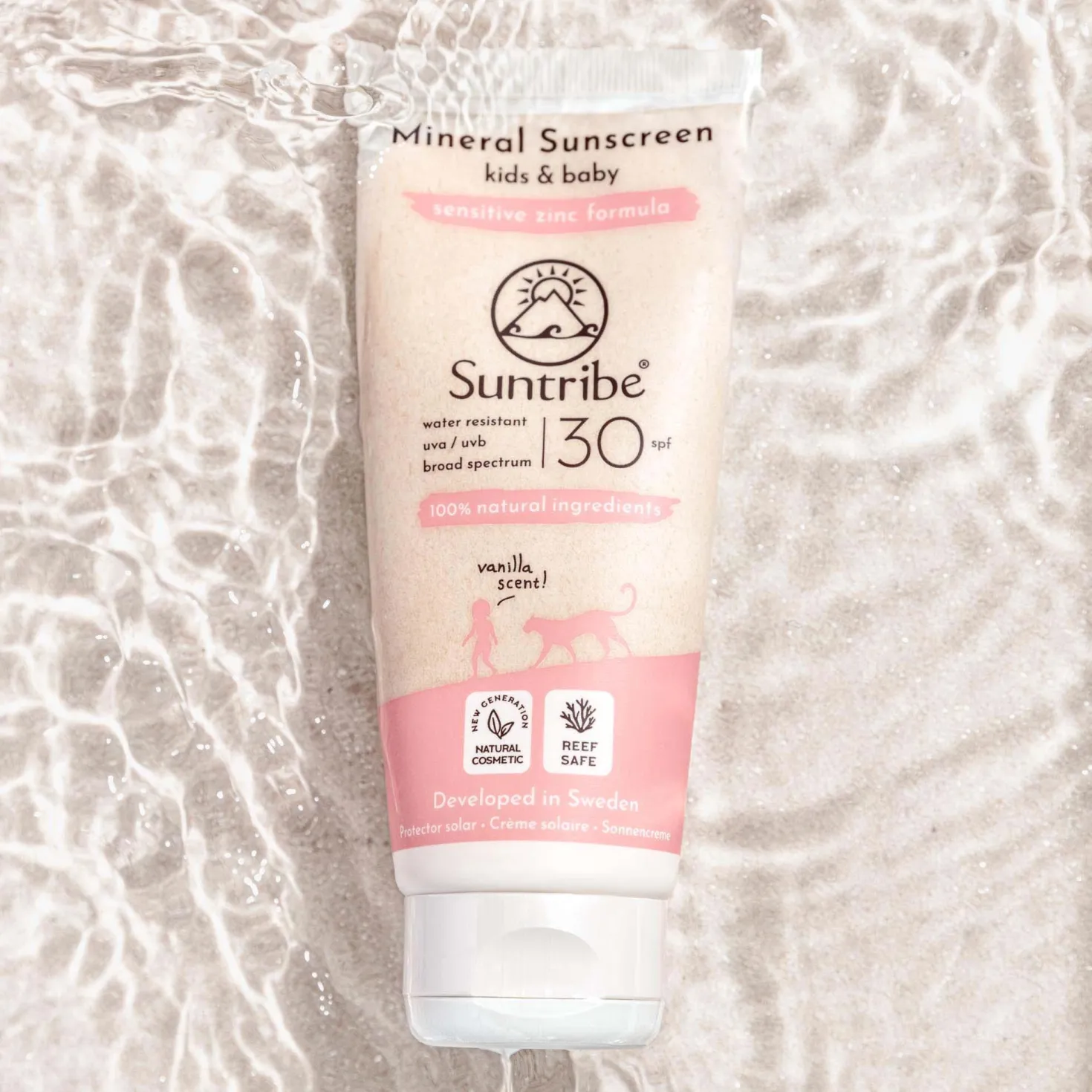 SuntribeSun Care Suntribe All Natural Mineral Kids Vanilla Sunscreen Spf 30