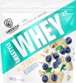 Swedish Supplements Lifestyle Whey White Chocolate Blueberry 900 g