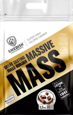 Swedish Supplements Massive Mass 3,5kg -Heavenly rich chocolate 3500 g