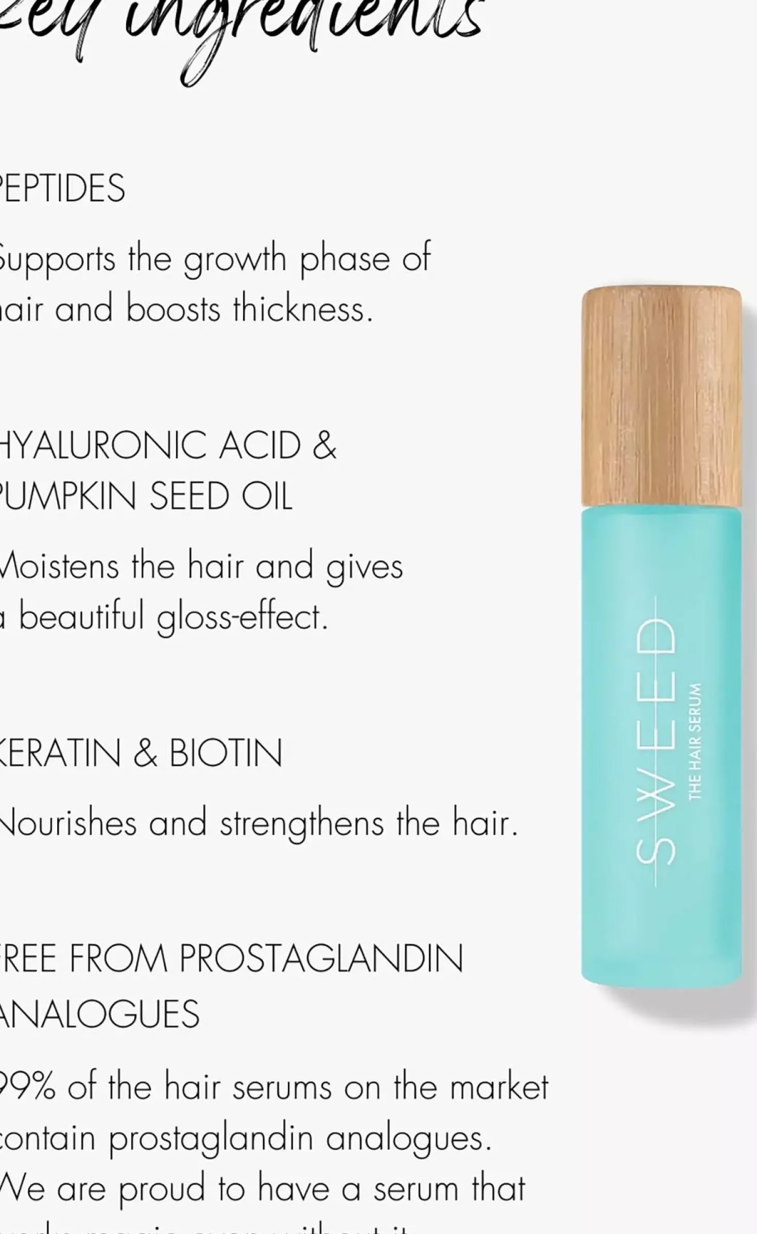 Sweed The Hair Serum 6 ml