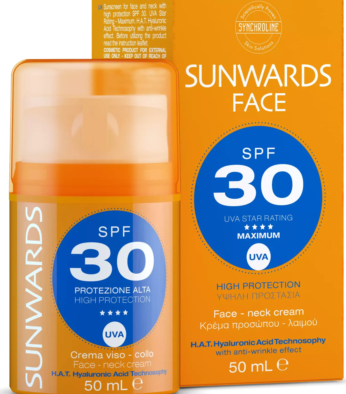 SynchrolineSunwards Face Spf 30 50 ml