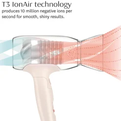 T3 Afar - Lightweight Travel Size Hair Dryer