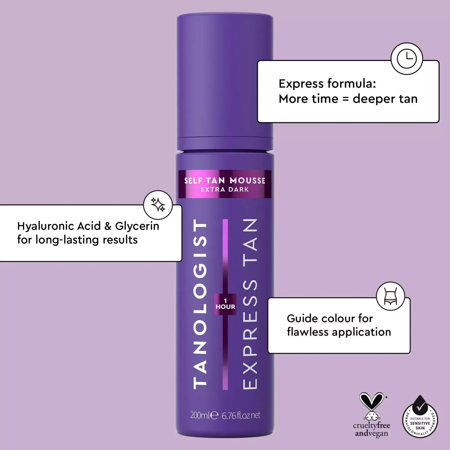 Tanologist Express Extra Dark Self-Tan Mousse