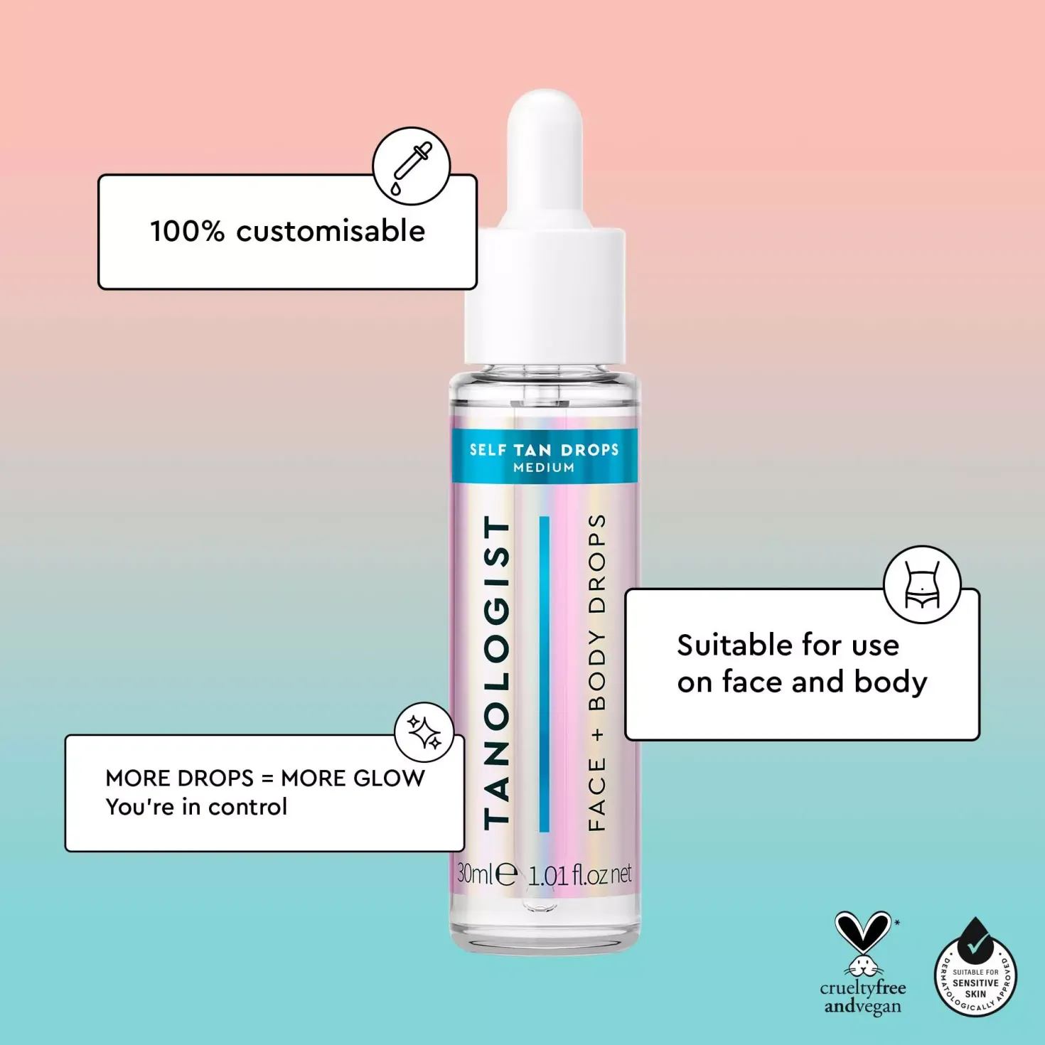 Tanologist Self-Tan Drops Medium