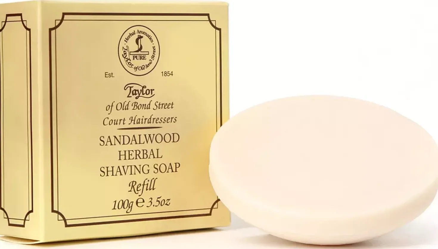 Taylor of Old Bond Street Sandalwood Shaving Soap Refill 100 g