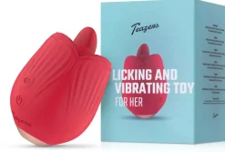 Teazers Licking & Vibrating Rose Vibrator
