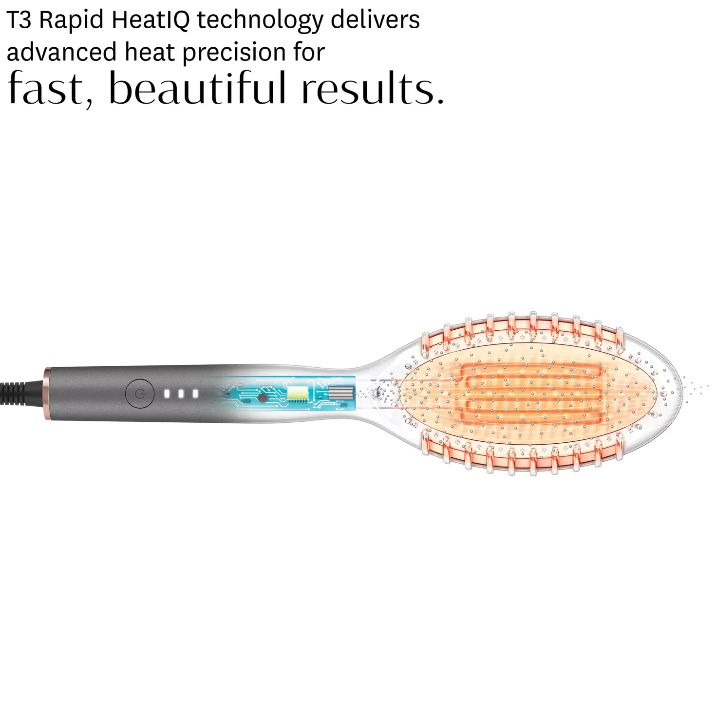 T3 Edge Heated smoothing & styling brush