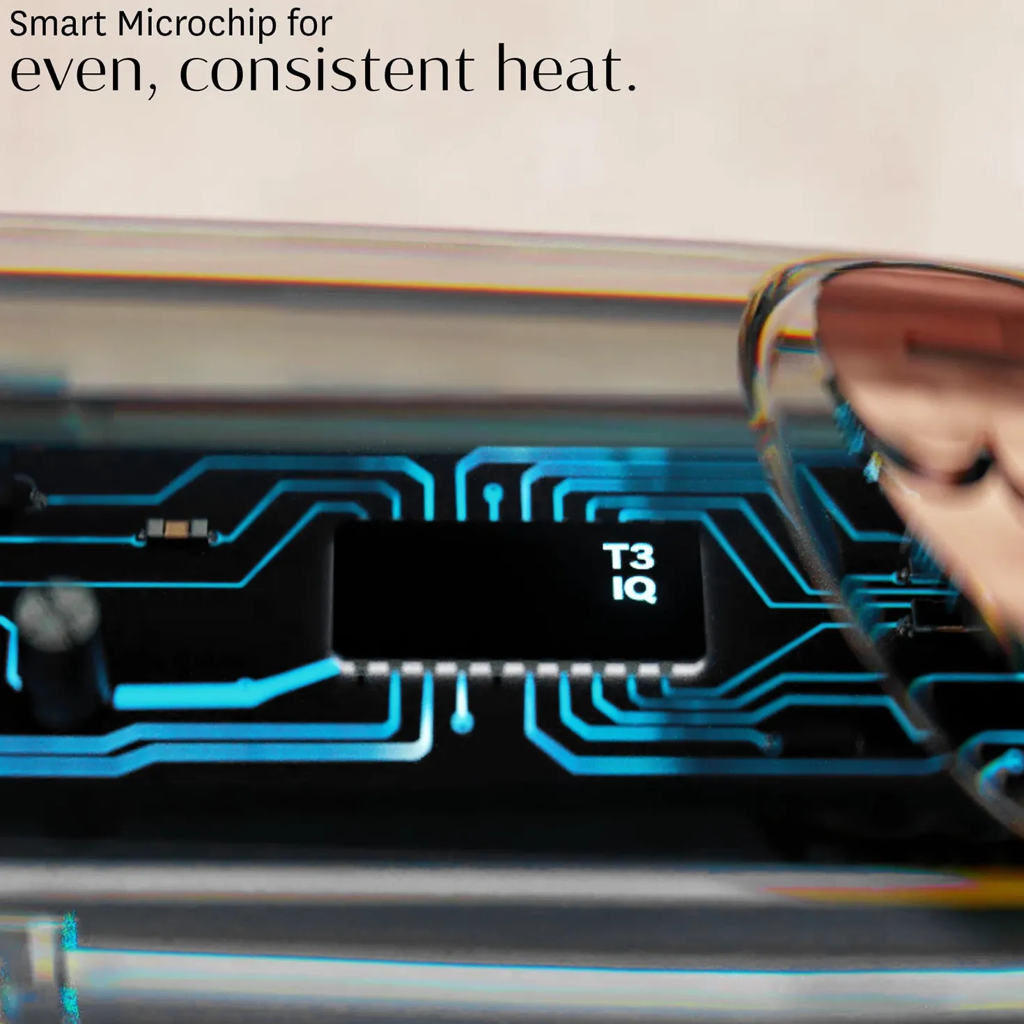 T3 Edge Heated smoothing & styling brush