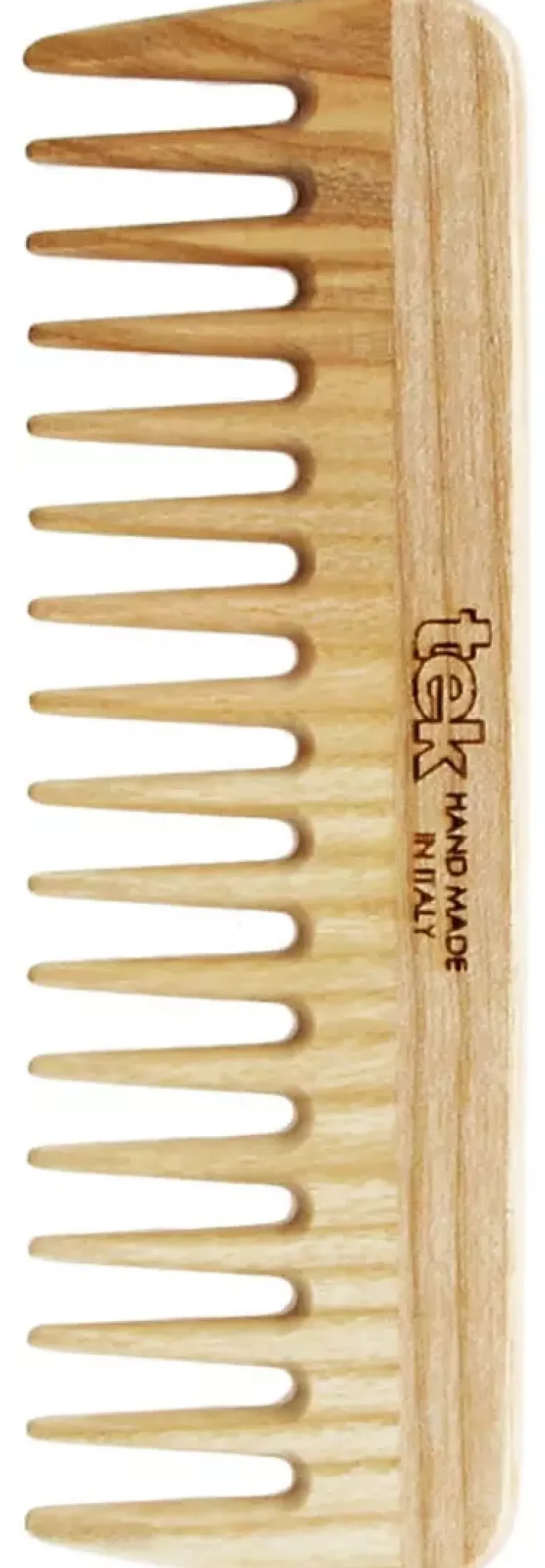 Tek Medium Sized Wooden Comb With Wide Teeth