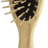 Tek Small Oval Hair Brush With Short Wooden Pins