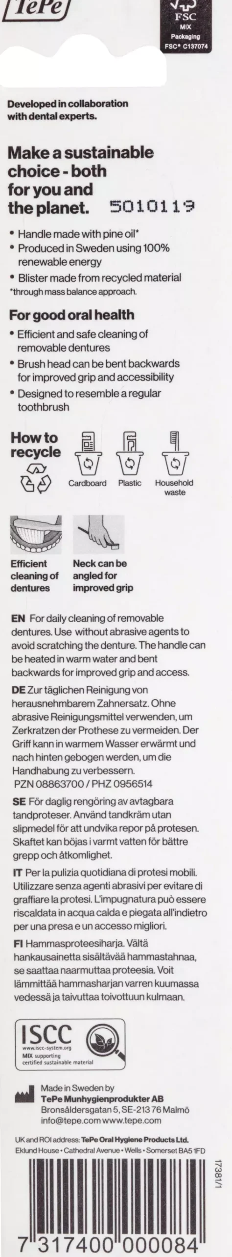 TePeSpecial Protesborse Denture Care 1 pack