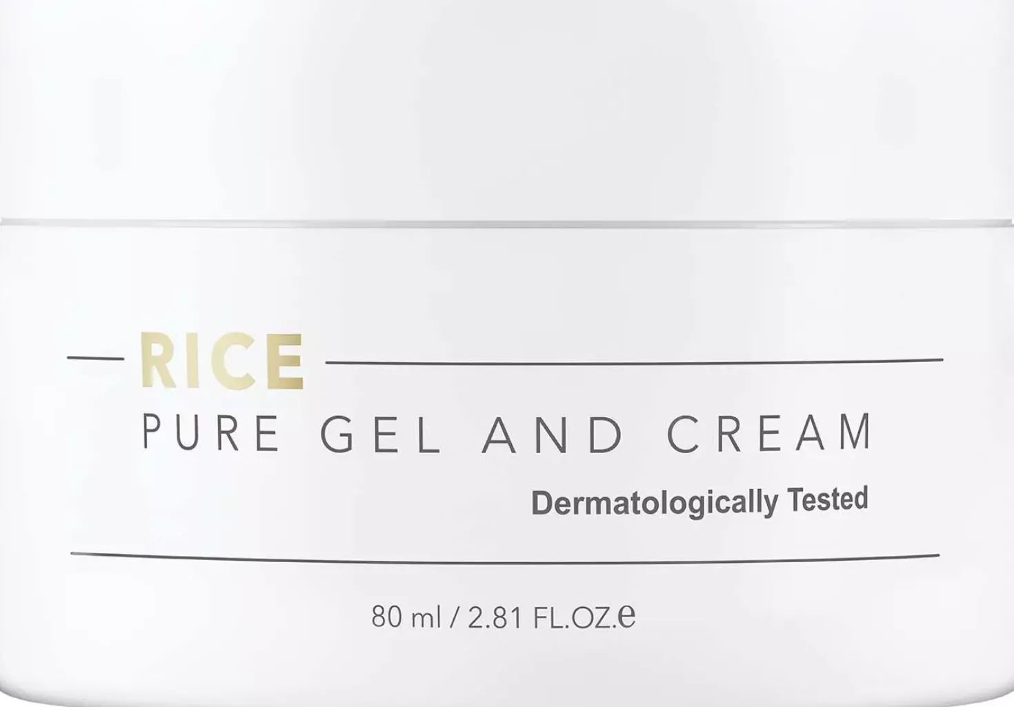 Thank You Farmer Rice Pure Gel And Cream 80 ml