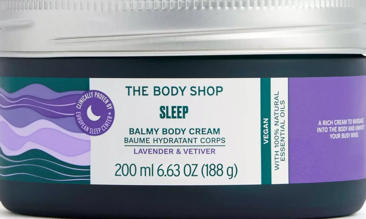 The Body ShopLavender & Vetiver Wellness Sleep Balmy Body Cream 200 ml