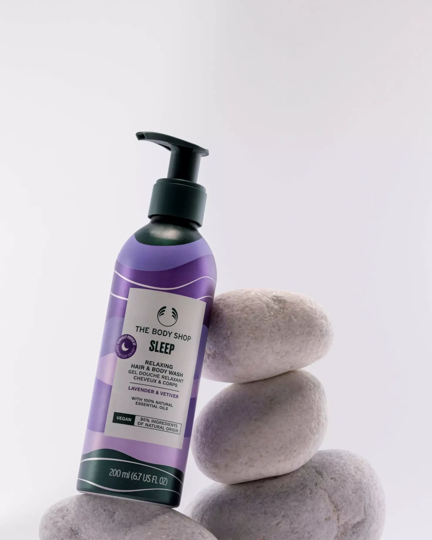 The Body ShopLavender & Vetiver Wellness Sleep Relaxing Hair & Body Wash 200 ml