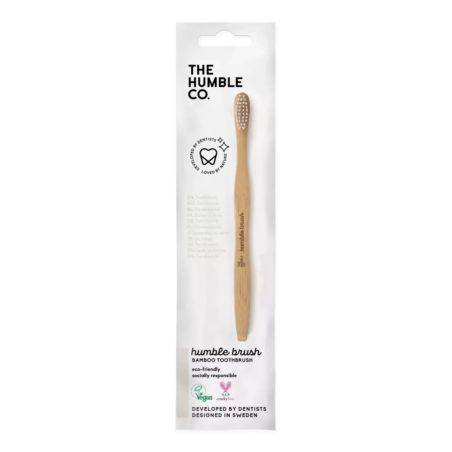 The Humble Co. Flat Curved Adult Soft White