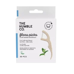 The Humble Co. Twin-Floss Picks 50 pcs Charcoal