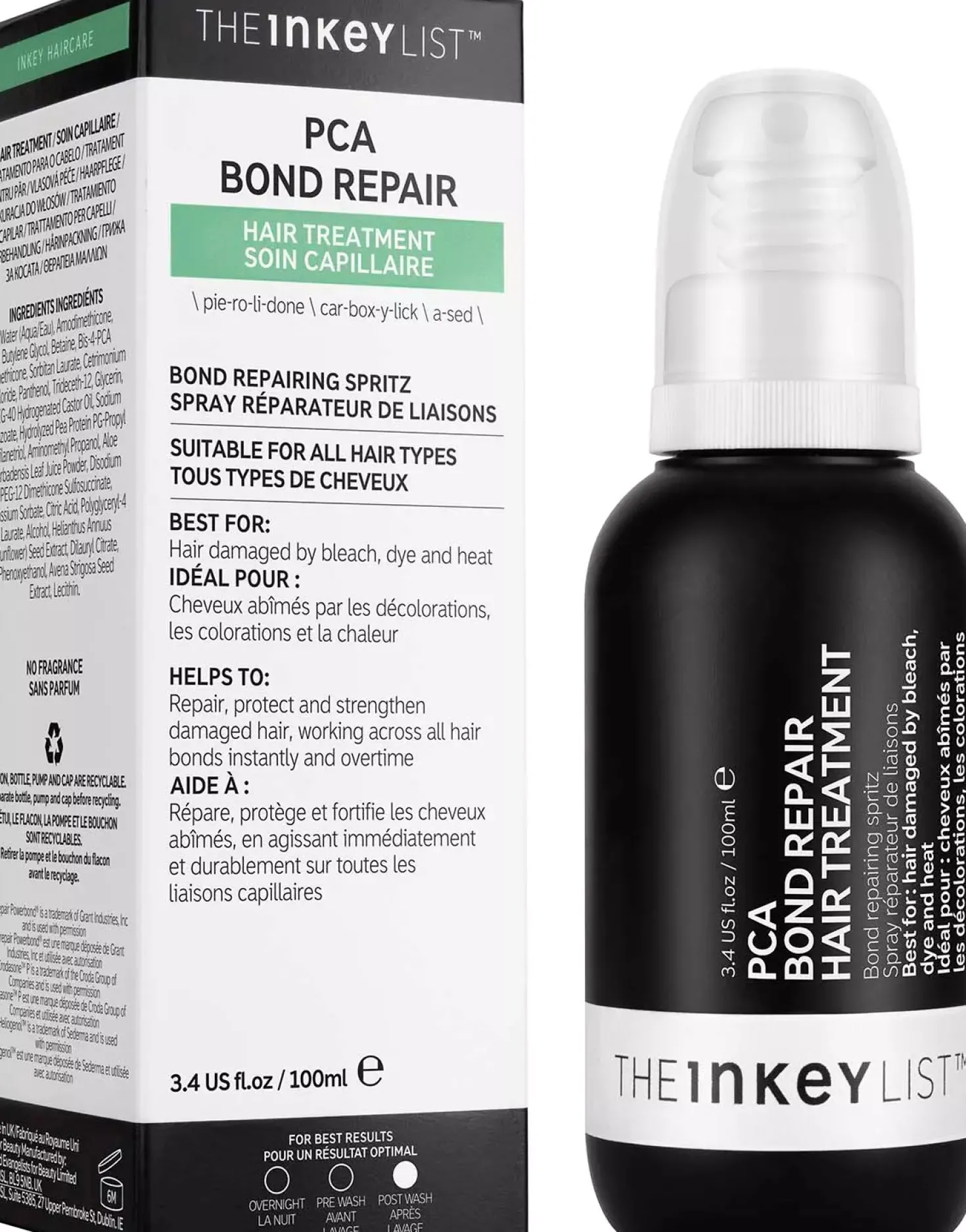 The Inkey List PCA Bond Repair Hair Treatment 100 ml