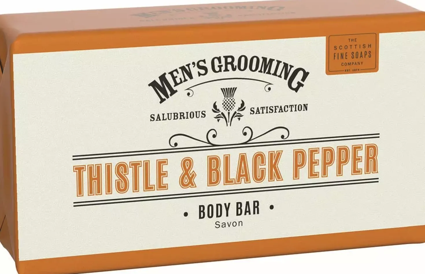 The Scottish Fine SoapsThistle & Black Pepper Soap Bar 220 g