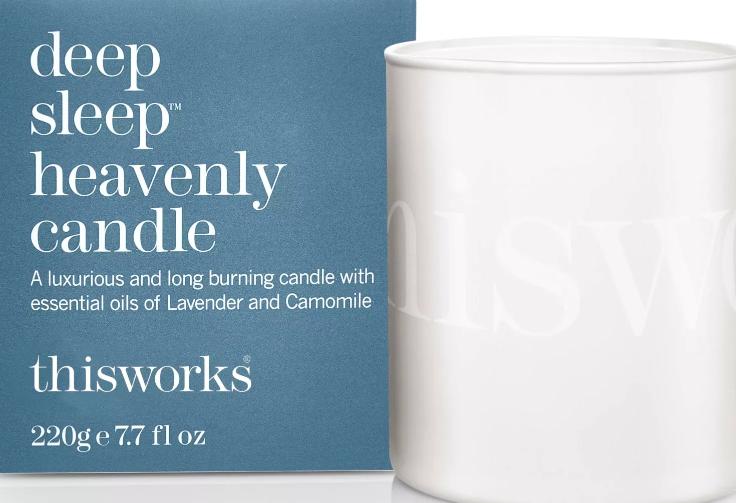This WorksDeep Sleep Heavenly Candle 220 g