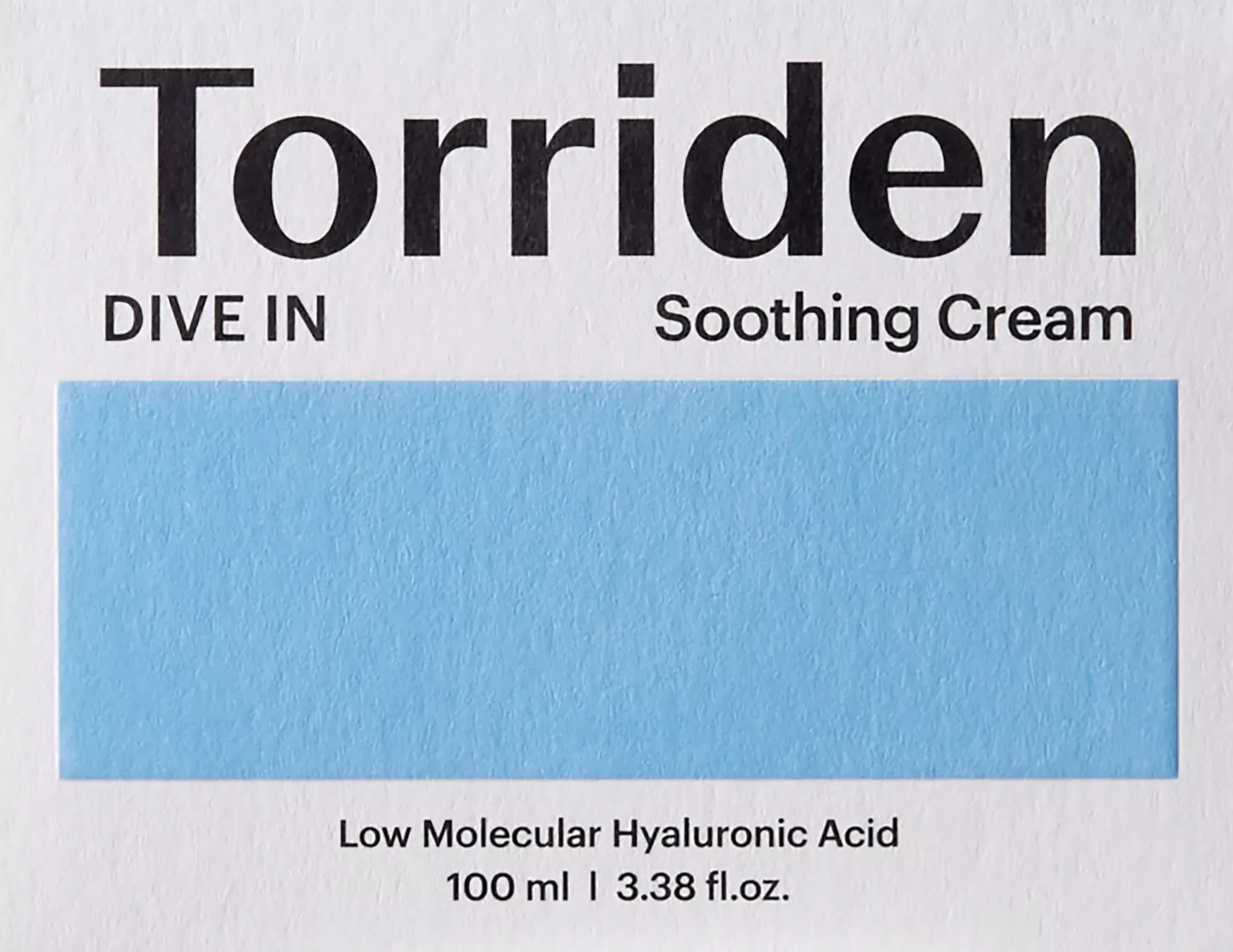 TorridenDIVE IN Low Molecular Hyaluronic Acid Soothing Cream 100 ml