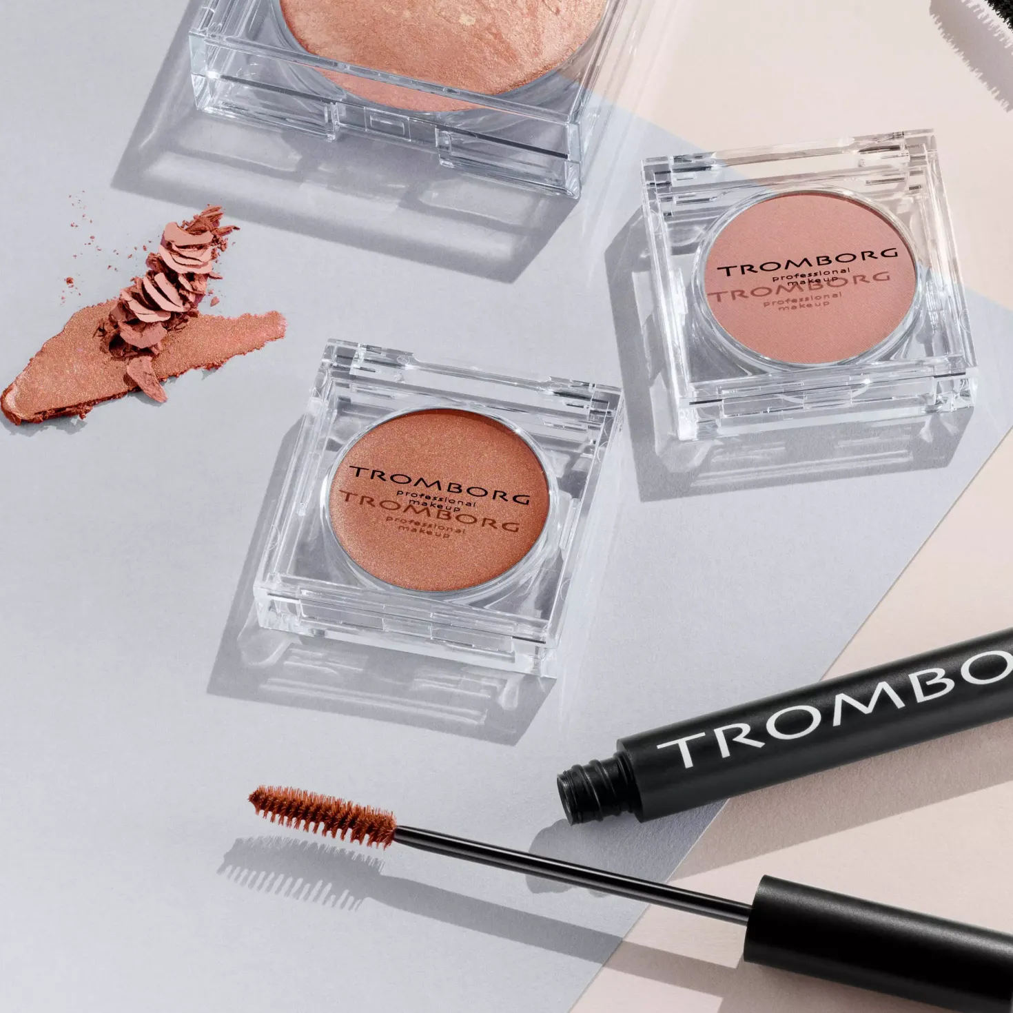 Tromborg Creamy Lip Cheek Eye Powder Misty Rose