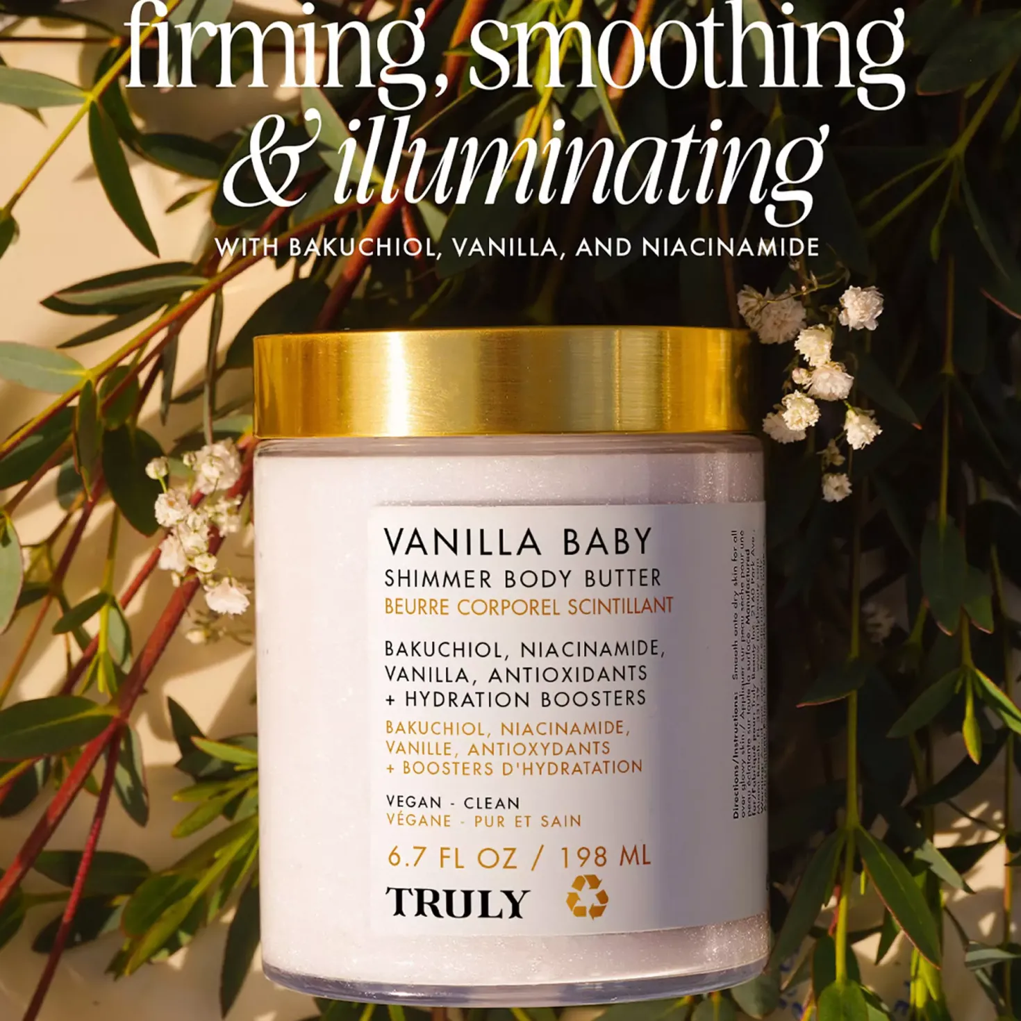 Truly Vanilla Baby Shimmer Body Cream 198 ml