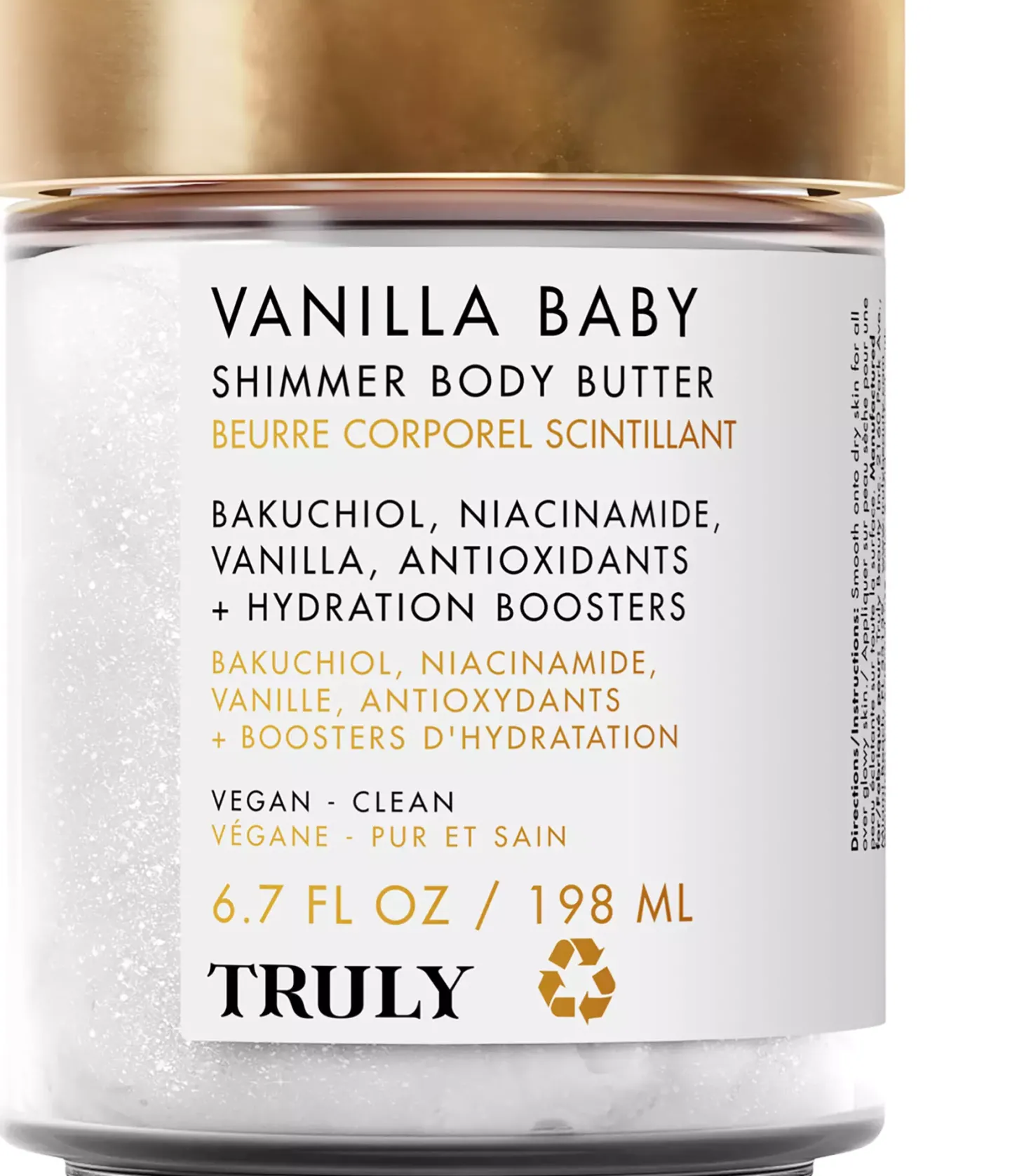 Truly Vanilla Baby Shimmer Body Cream 198 ml
