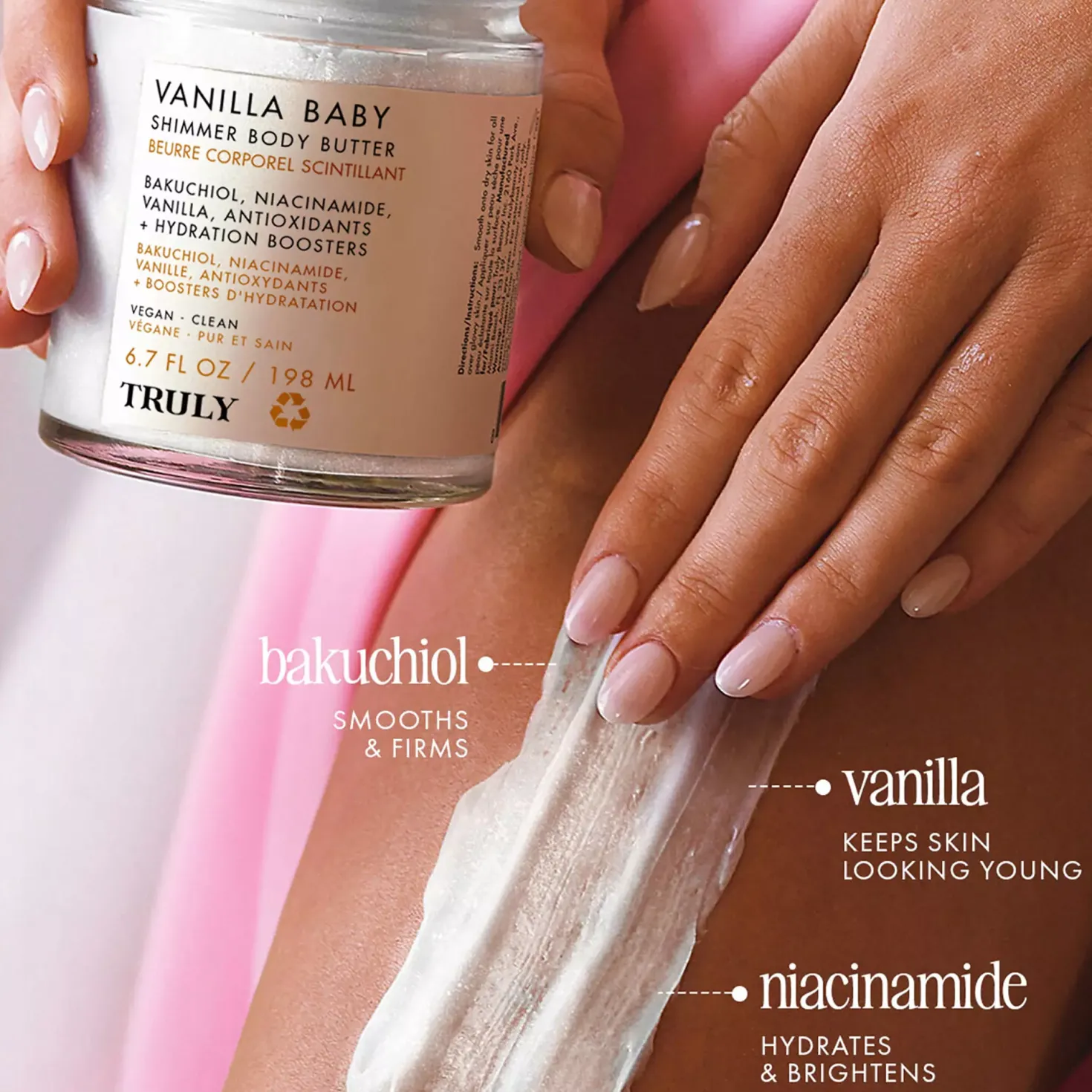 Truly Vanilla Baby Shimmer Body Cream 198 ml