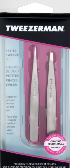 Tweezerman Petite Tweeze Set Pink Case