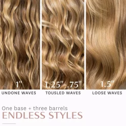 T3 Whirl Trio Interchangeable Styling Wand Set: Tapered, 25 mm, 38 mm
