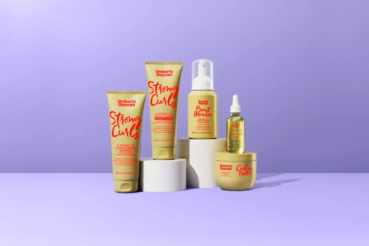 Umberto Giannini Strong Curls Styling Foam 290 ml