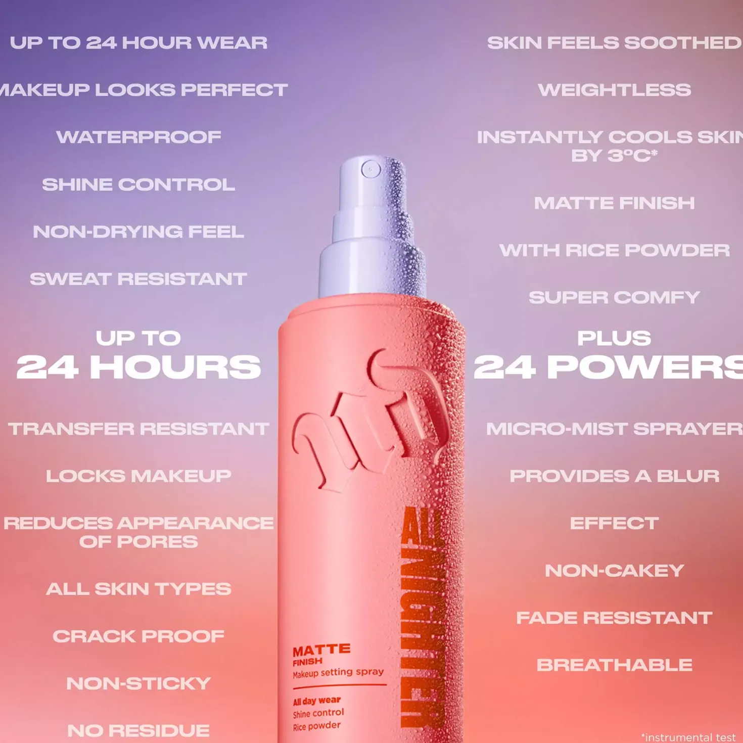 Urban Decay All Nighter Makeup Setting Spray Matte Finish 30 ml