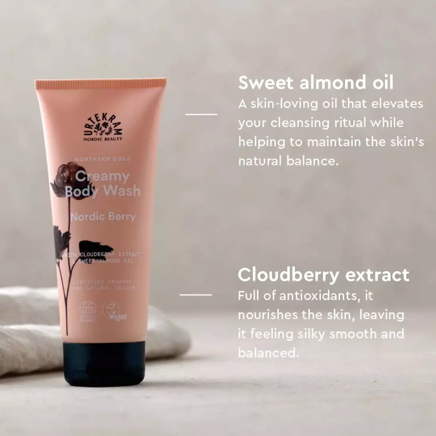 UrtekramNordic Berry Creamy Body Wash 200 ml