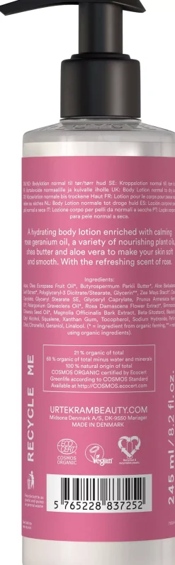UrtekramRose Body Lotion 245 ml