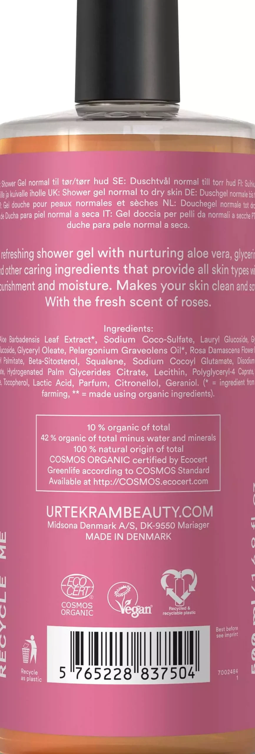 UrtekramRose Shower Gel 500 ml