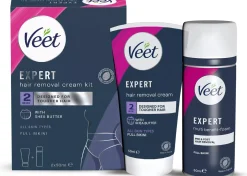 Veet Expert Hair Removal Cream Kit All Skin Types Full Bikini 100 ml