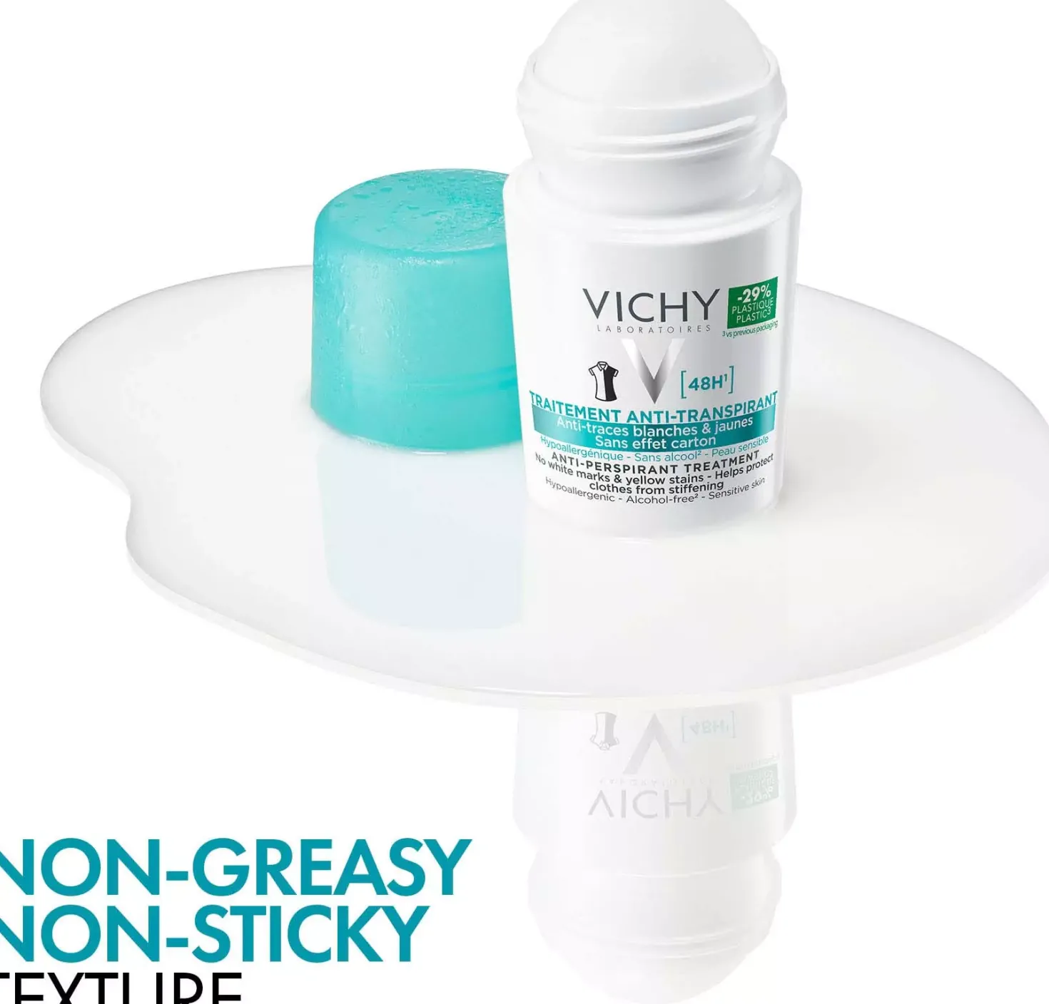 VICHY Anti-Trace antiperspirant deodorant roll-on 48h