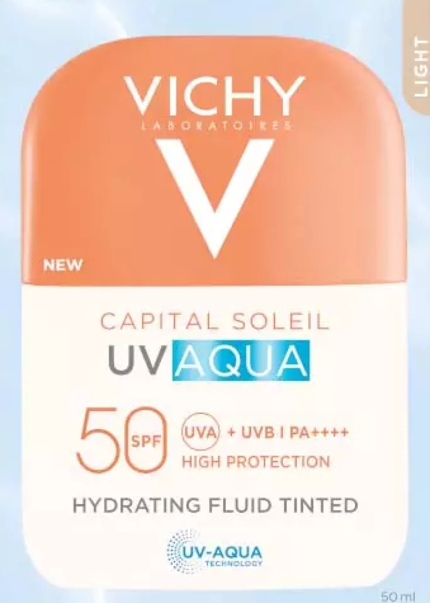 VICHYDaily UV Capital Soleil UV-aqua Hydrating Fluid Tinted SPF50 50 ml